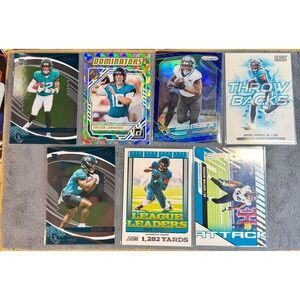 Jacksonville Jaguars Card Lot Trevor Lawrence Travis Hunter Brian Thomas Jr 7ct